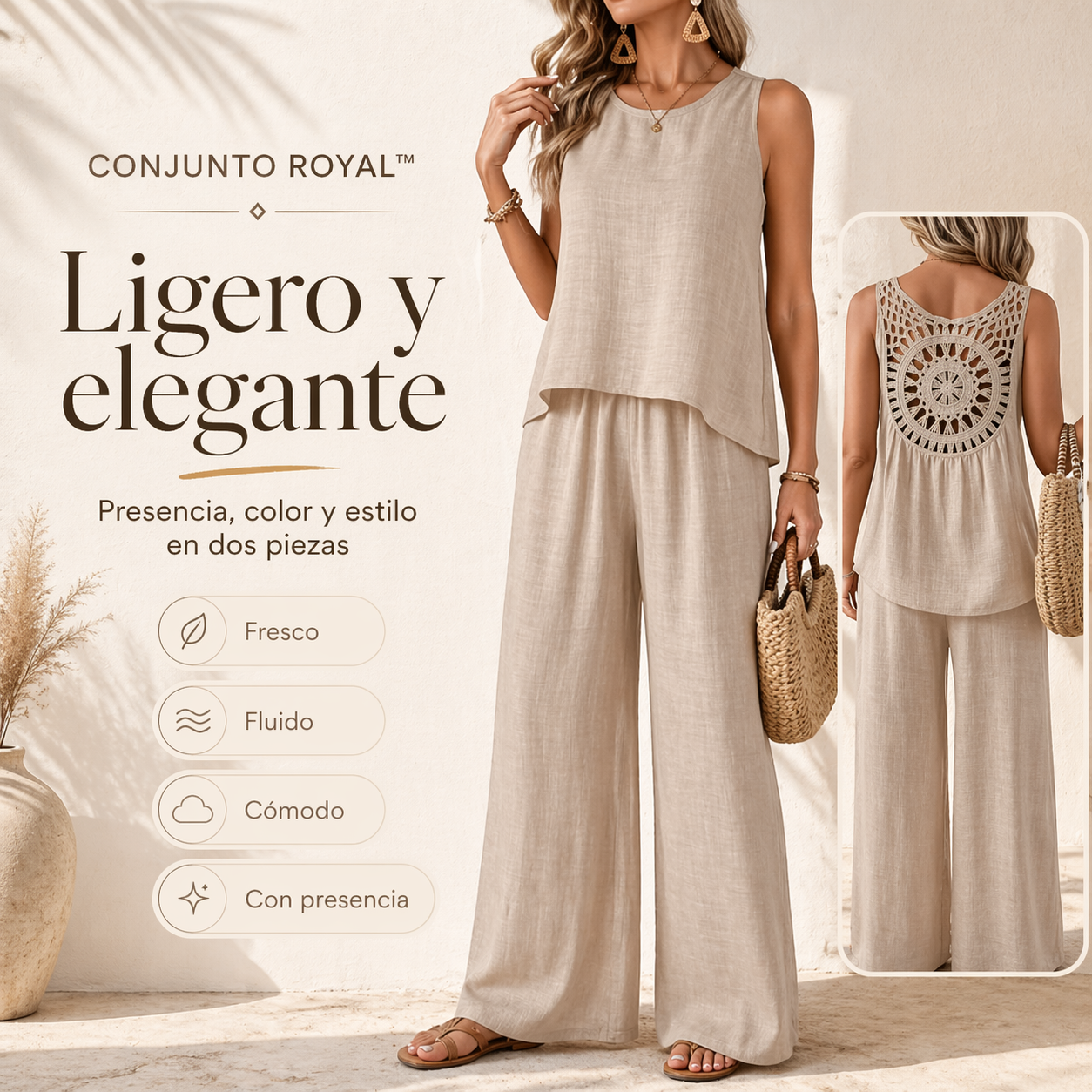 CONJUNTO ROYAL™| Presencia, color y estilo en dos piezas