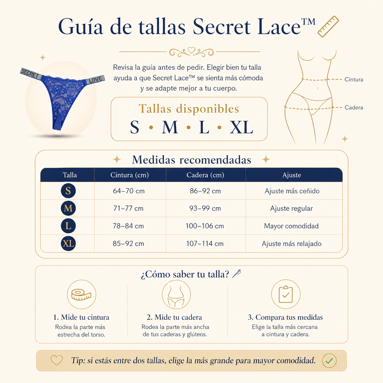 Secret Lace™ | Lencería delicada con acabado premium. (PAGAS 5 LLEVAS 10)