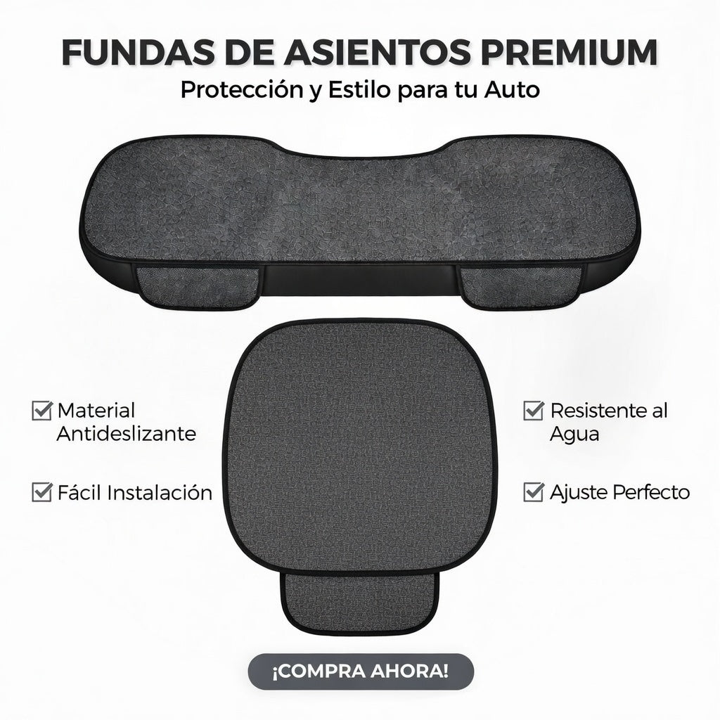 Pack de Fundas de Asiento para Auto | Protección y Comodidad