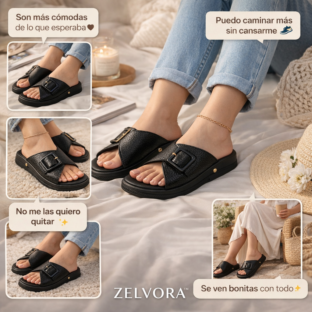 ZELVORA™ | La sandalia que se adapta a ti y no al reves