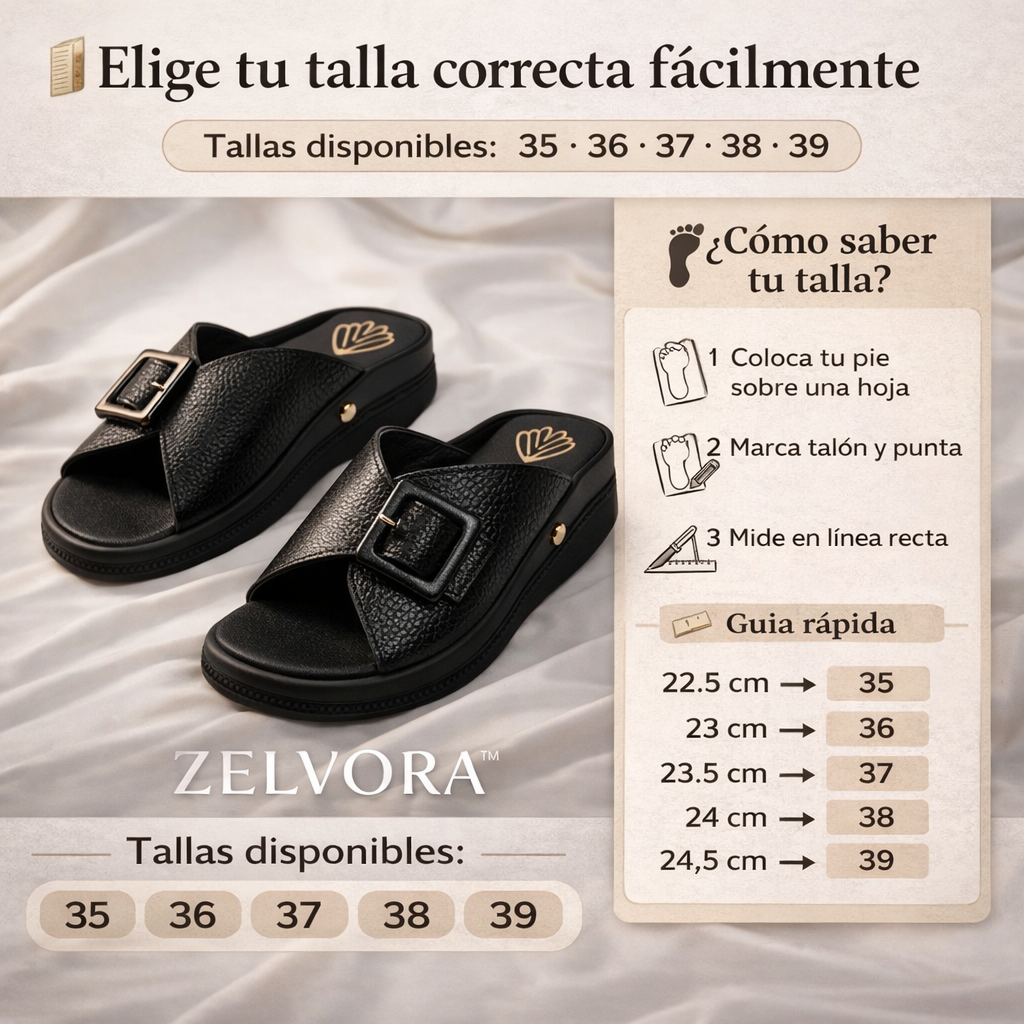 ZELVORA™ | La sandalia que se adapta a ti y no al reves