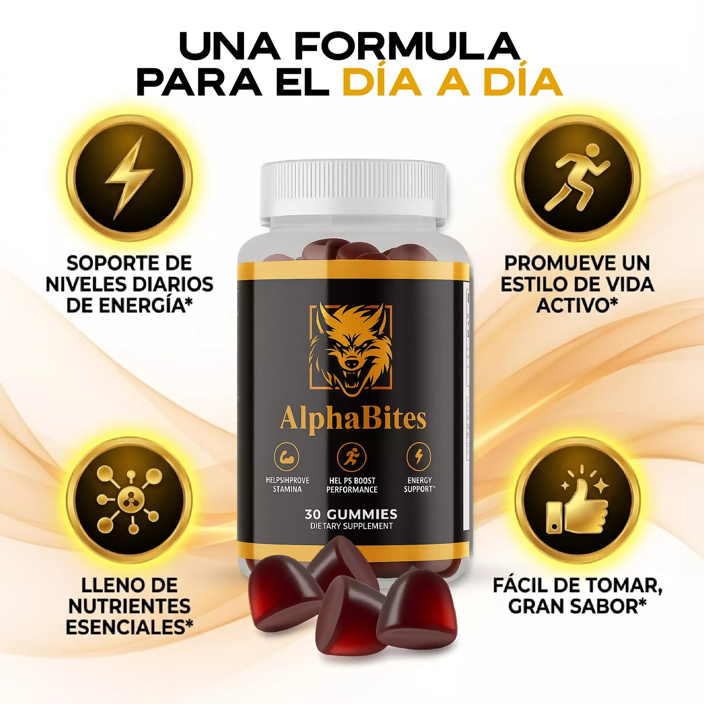 AlphaBomb — Dureza de acero. Energía de depredador.