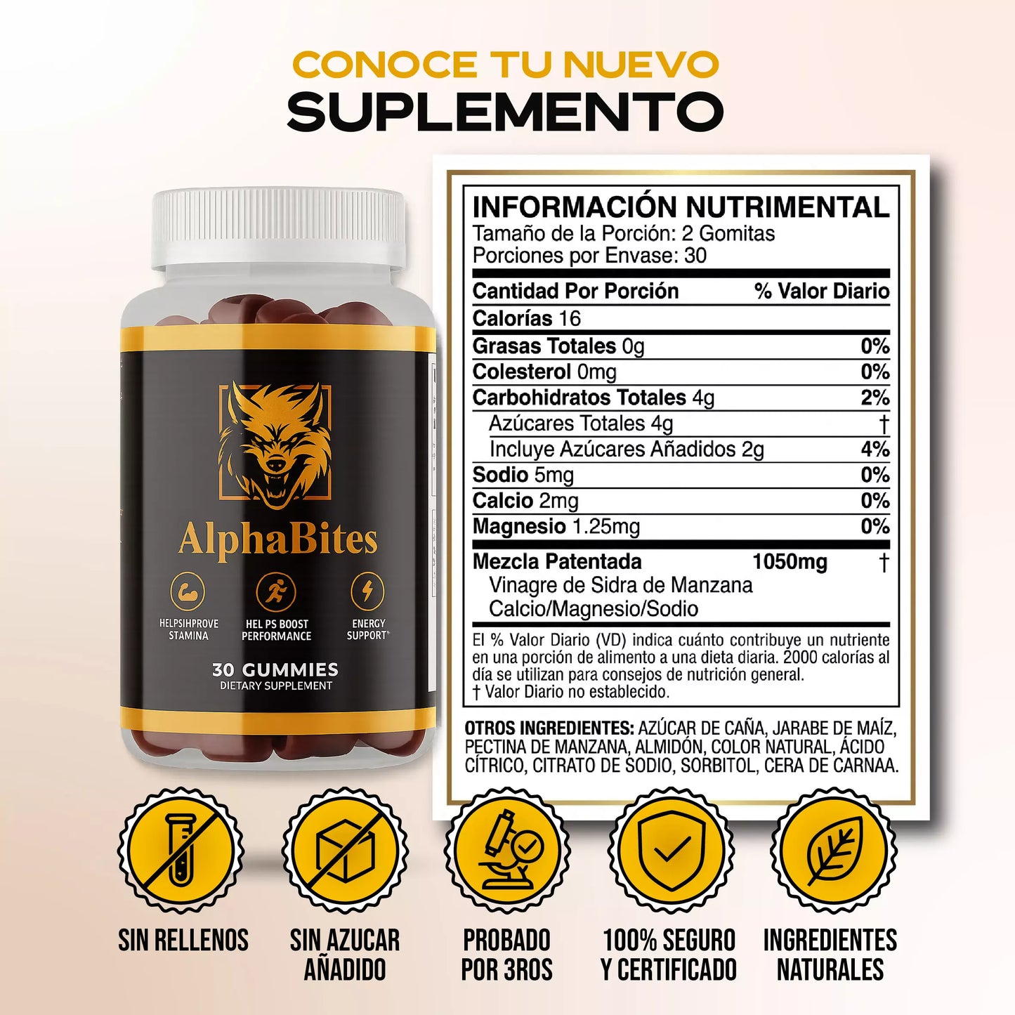 AlphaBomb — Dureza de acero. Energía de depredador.
