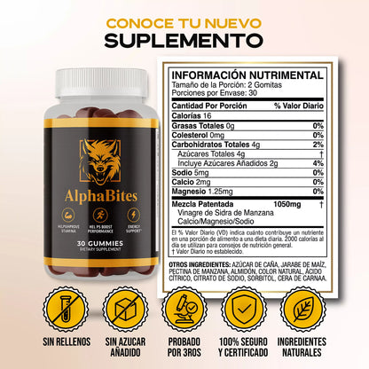 AlphaBomb — Dureza de acero. Energía de depredador.