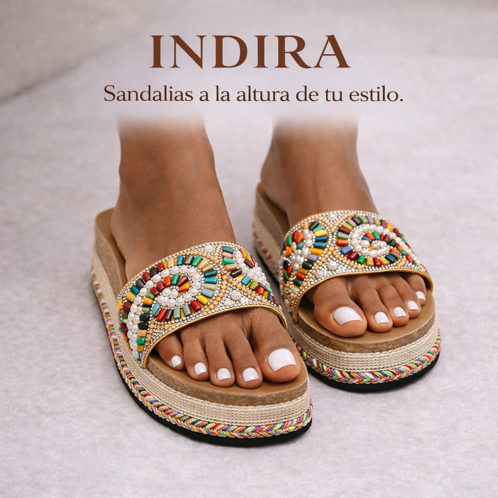 SANDALIAS INDIRA | COMBINACION PERFECTA PARA TUS PIES.
