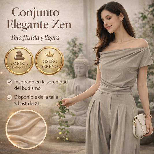 CONJUNTO ELEGANTE ZEN™ | Calma, movimiento y presencia sin esfuerzo