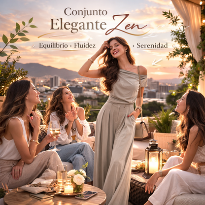 CONJUNTO ELEGANTE ZEN™ | Calma, movimiento y presencia sin esfuerzo