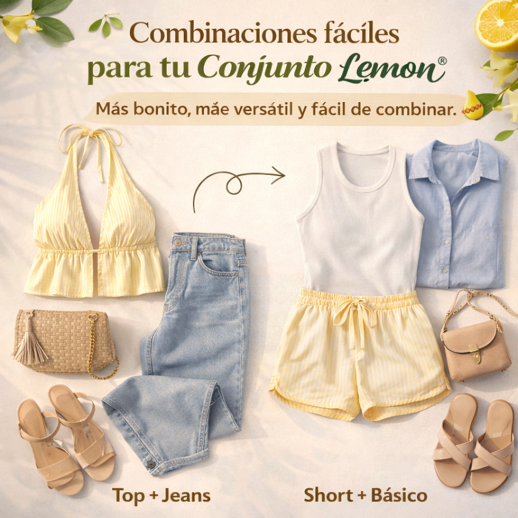Conjunto Lemon® | Fresco, coqueto y sotisficado.