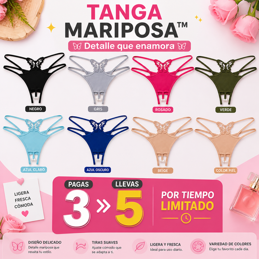 TANGA MARIPOSA™| Detalle que enamora