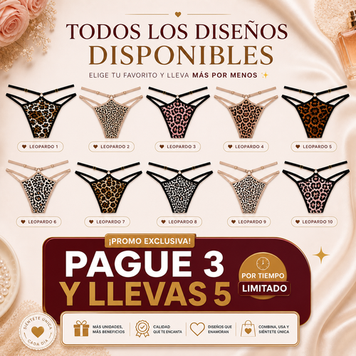 TANGAS SEDUCCIÓN SALVAJE™ | Demasiado llamativa
