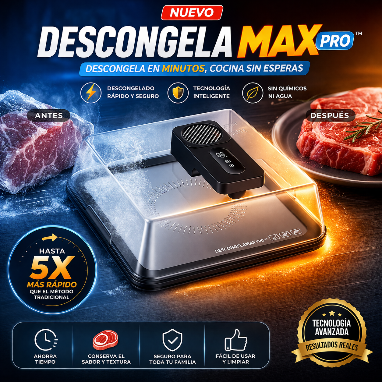 DESCONGELAMAX PRO™ | COCINA SIN ESPERAR