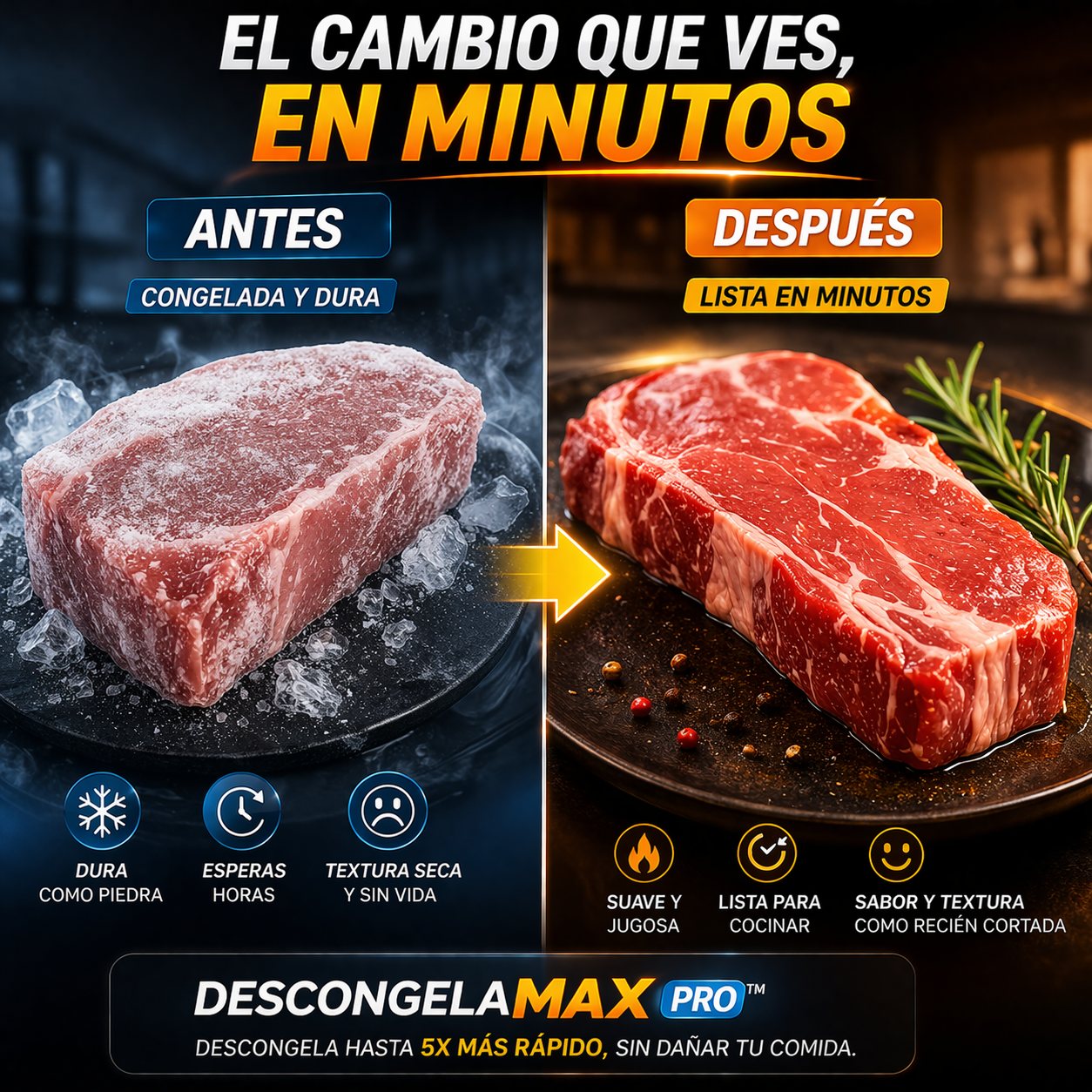 DESCONGELAMAX PRO™ | COCINA SIN ESPERAR