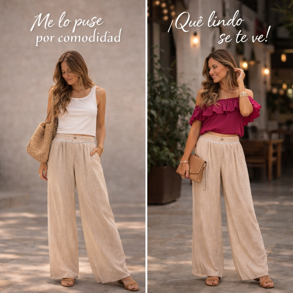 Pantalón Lino Encanto® | sencillo, femenino y atemporal