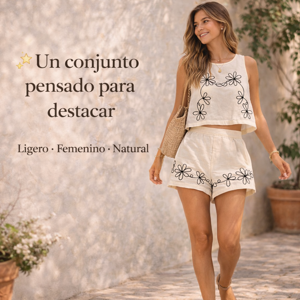 Conjunto Brisa Floral® | Ligero, femenino y hecho a tu medida
