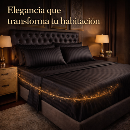 Sábanas Ébano Luxe™ | Suaves, frescas y comodas para descansar.