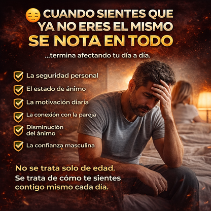 EROS HORMONE™ | Más vitalidad. Más impulso. Más confianza.