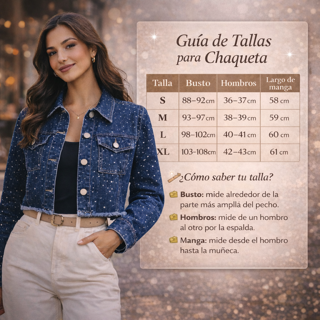Chaqueta Destello® | Para quienes quieren brillar sin perder el toque