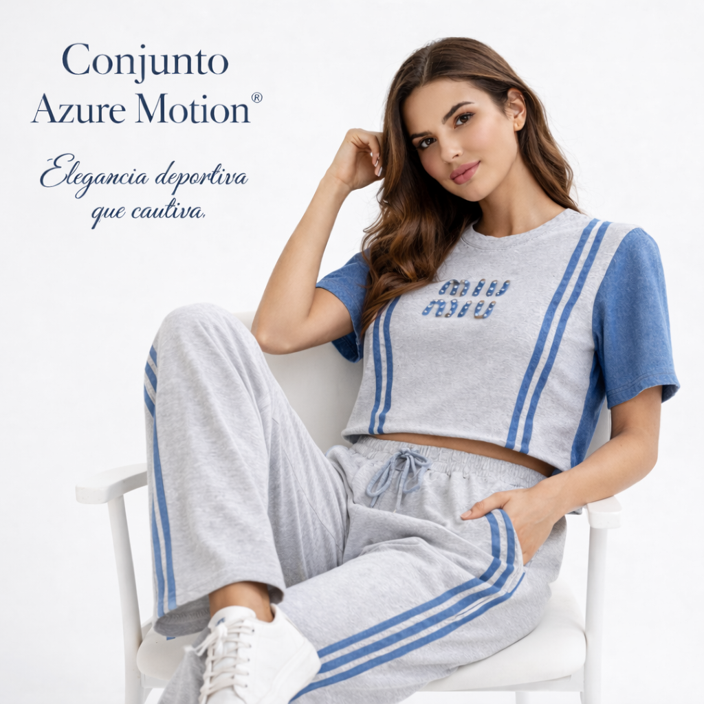 Conjunto Azure Motion® | Elegancia deportiva que cautiva