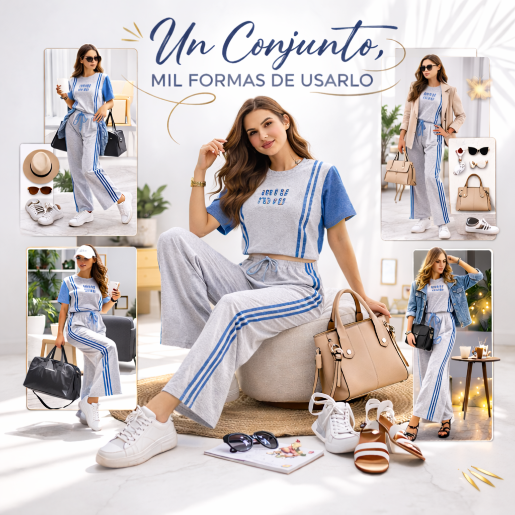 Conjunto Azure Motion® | Elegancia deportiva que cautiva