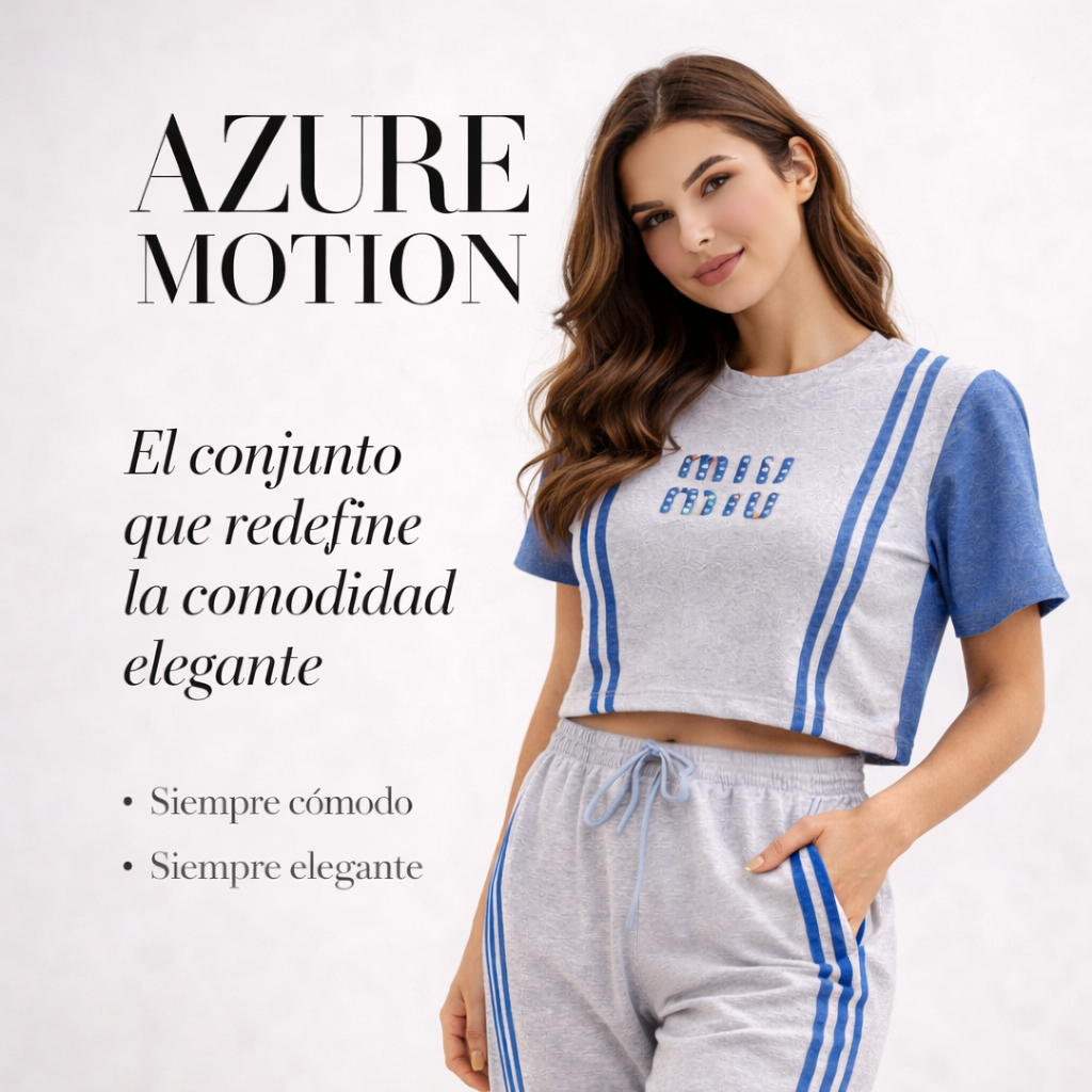 Conjunto Azure Motion® | Elegancia deportiva que cautiva