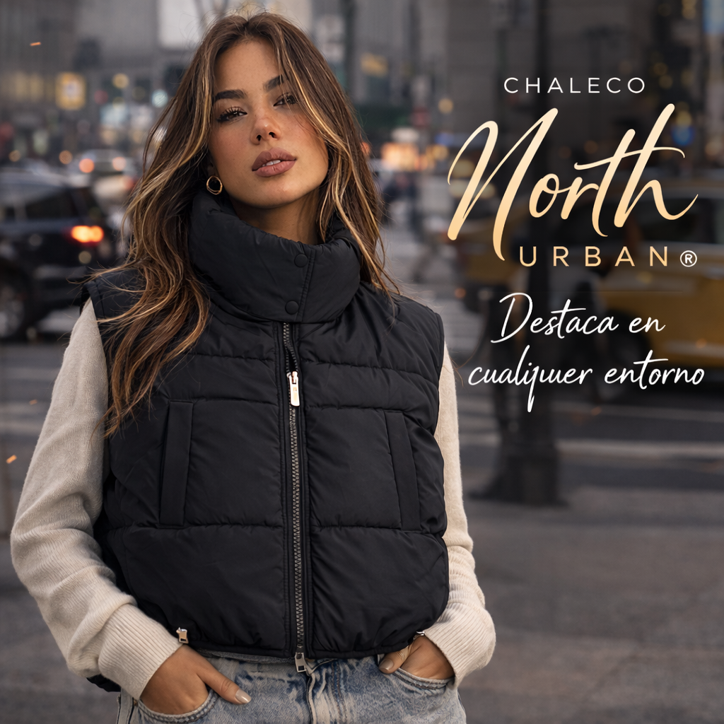 Chaleco North Urban® | Estilo, actitud y versatilidad.