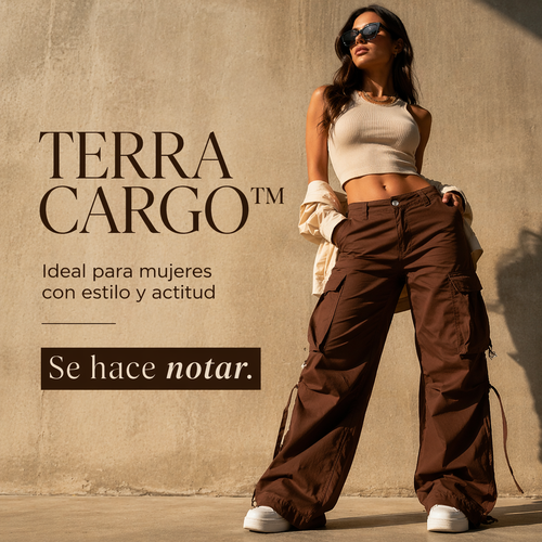TERRA CARGO™ | Actitud urbana con estilo que sí se nota.