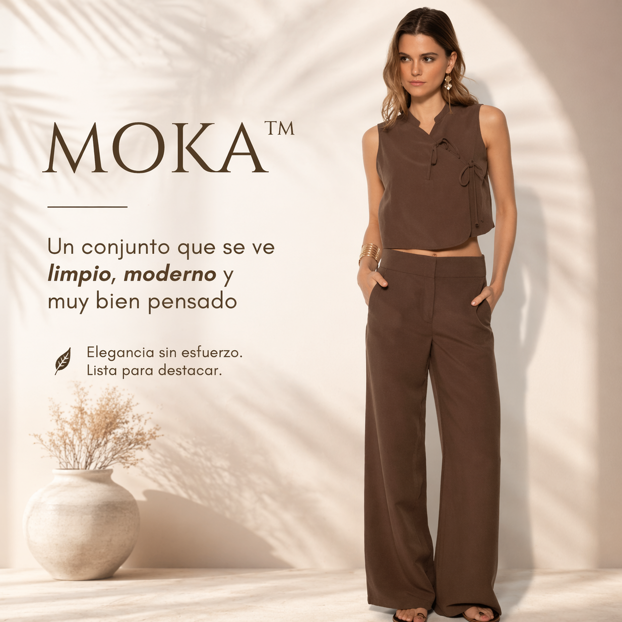 MOKA™ | Elegancia relajada que se nota sin esfuerzo.