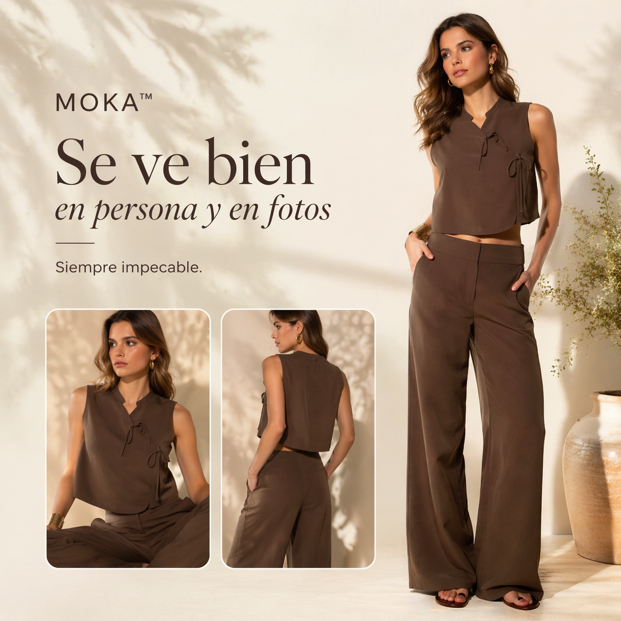 MOKA™ | Elegancia relajada que se nota sin esfuerzo.