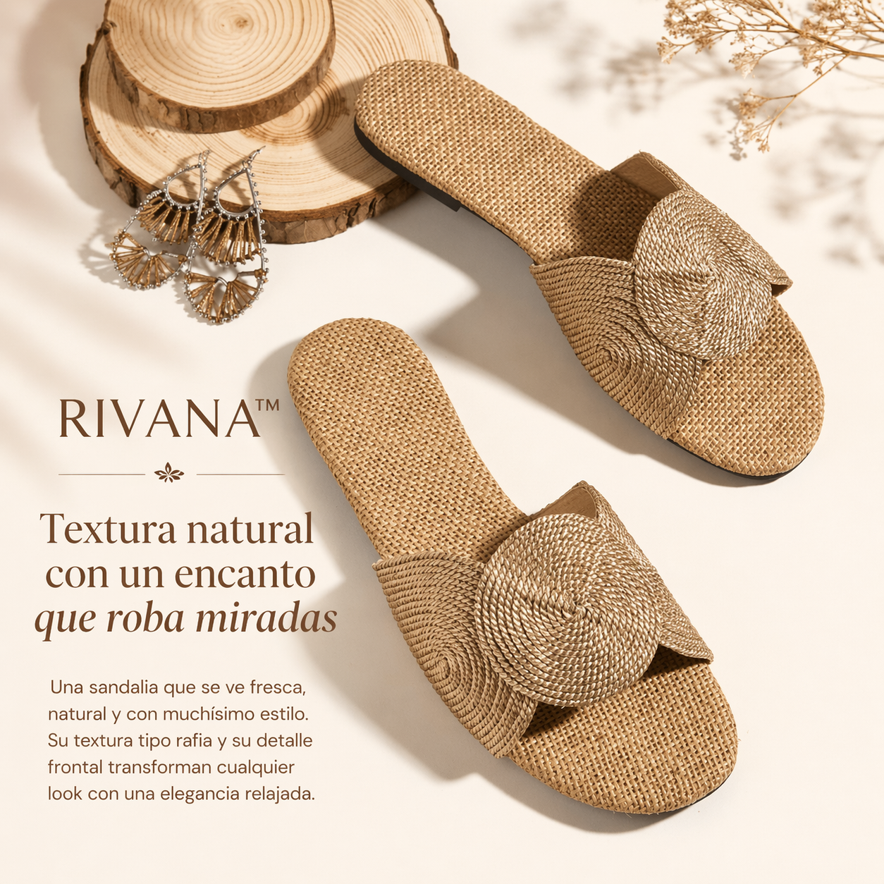 RIVANA™| Textura natural con un encanto que roba miradas.