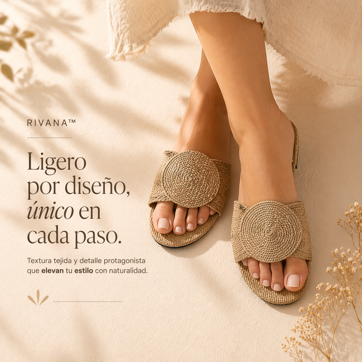 RIVANA™| Textura natural con un encanto que roba miradas.