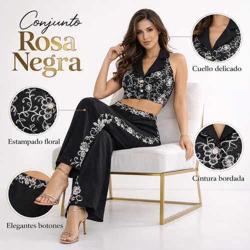 Conjunto Rosa Negra | Hecho para destacar