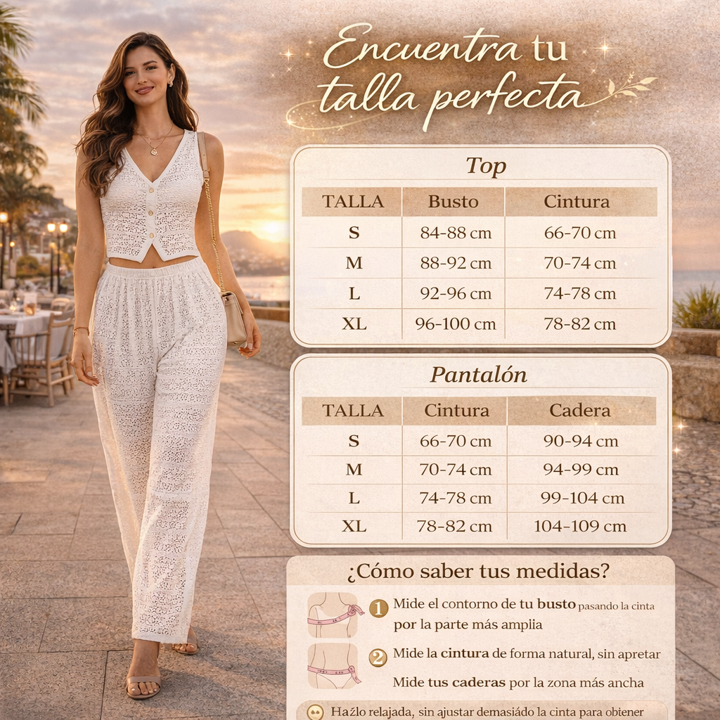 Conjunto Costa Blanca® | Delicadeza que roba miradas.