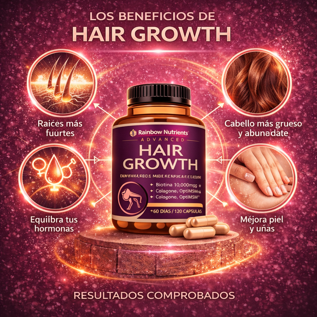 HAIR GROWTH™ | NUTRICION REAL DESDE EL ORIGEN