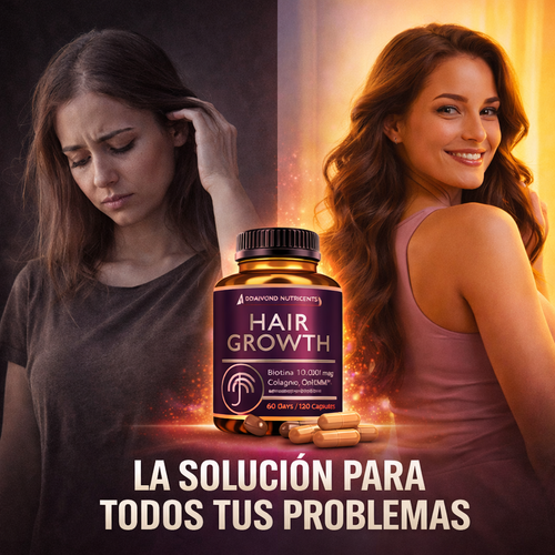 HAIR GROWTH™ | NUTRICION REAL DESDE EL ORIGEN