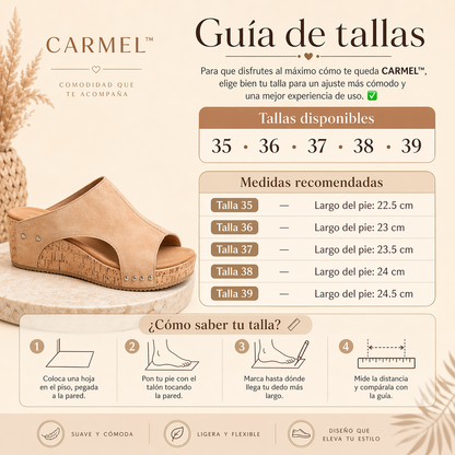 CARMEL™ | Natural, cómoda y fácil de combinar.