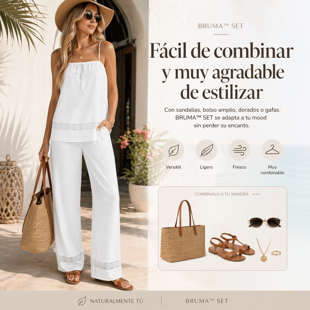 BRUMA SET™ | Frescura ligera para días de sol y calma.