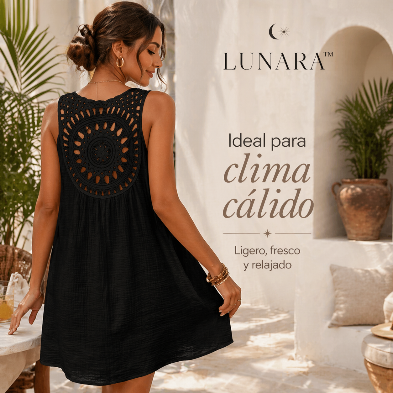 VESTIDO LUNARA™ | Un vestido ligero con espalda que enamora.