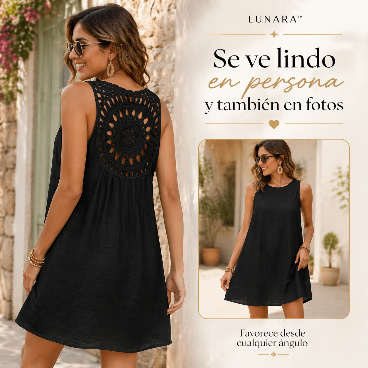 VESTIDO LUNARA™ | Un vestido ligero con espalda que enamora.