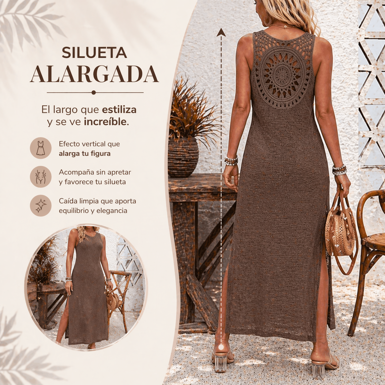VESTIDO ÉLORA™ | Moldea tu silueta y luce el diseño en la espalda