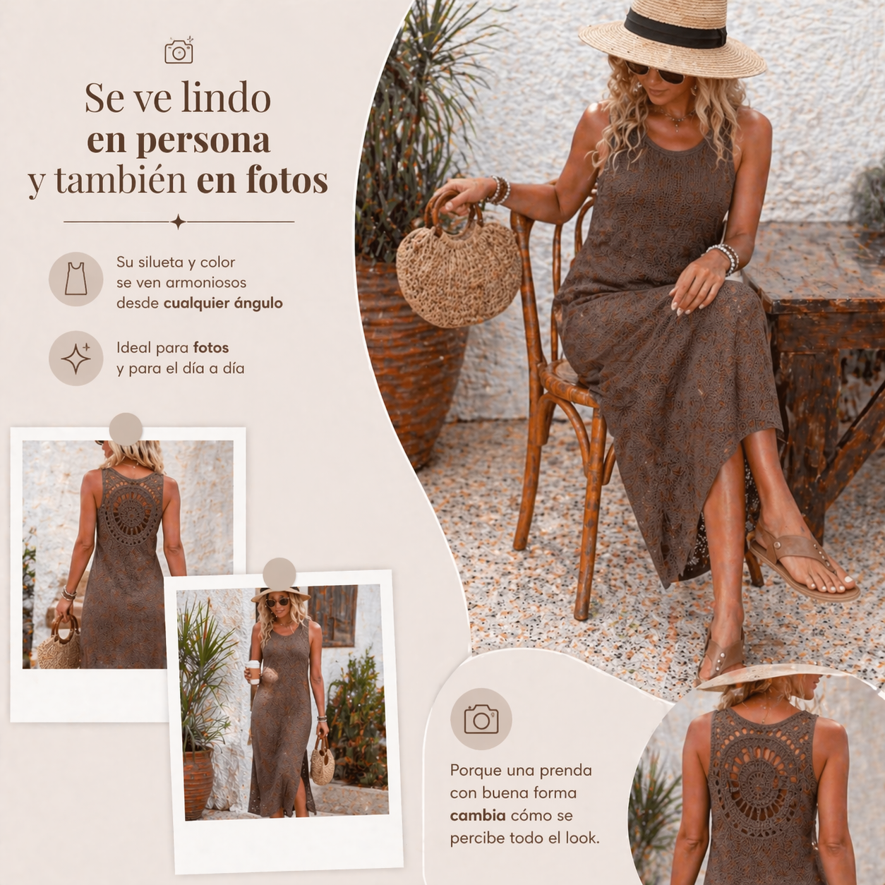 VESTIDO ÉLORA™ | Moldea tu silueta y luce el diseño en la espalda