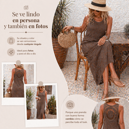 VESTIDO ÉLORA™ | Moldea tu silueta y luce el diseño en la espalda