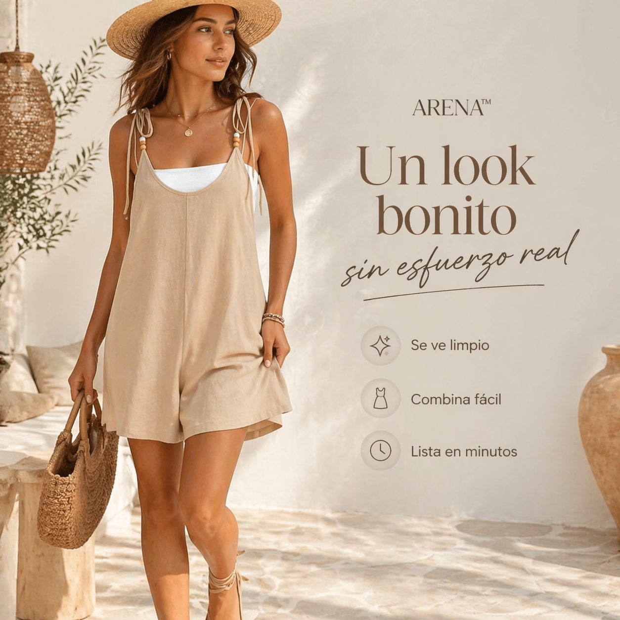 VESTIDO ARENA™ | Ligereza natural para días de sol y calma