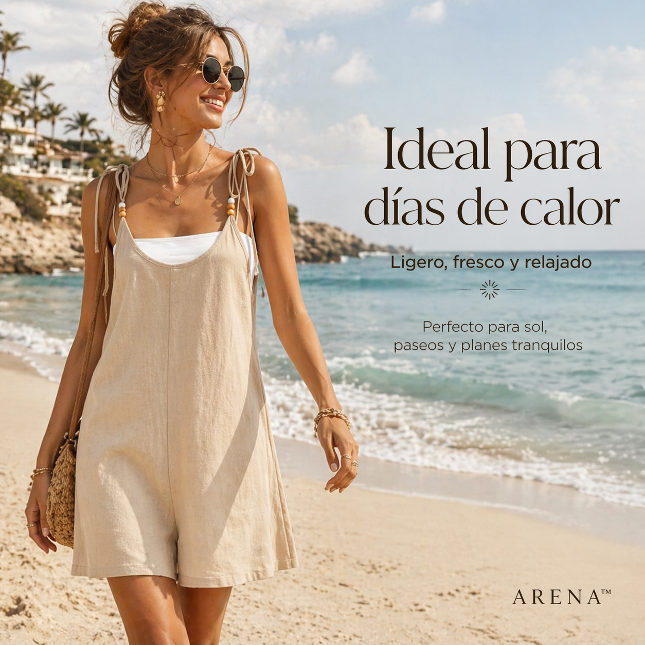 VESTIDO ARENA™ | Ligereza natural para días de sol y calma