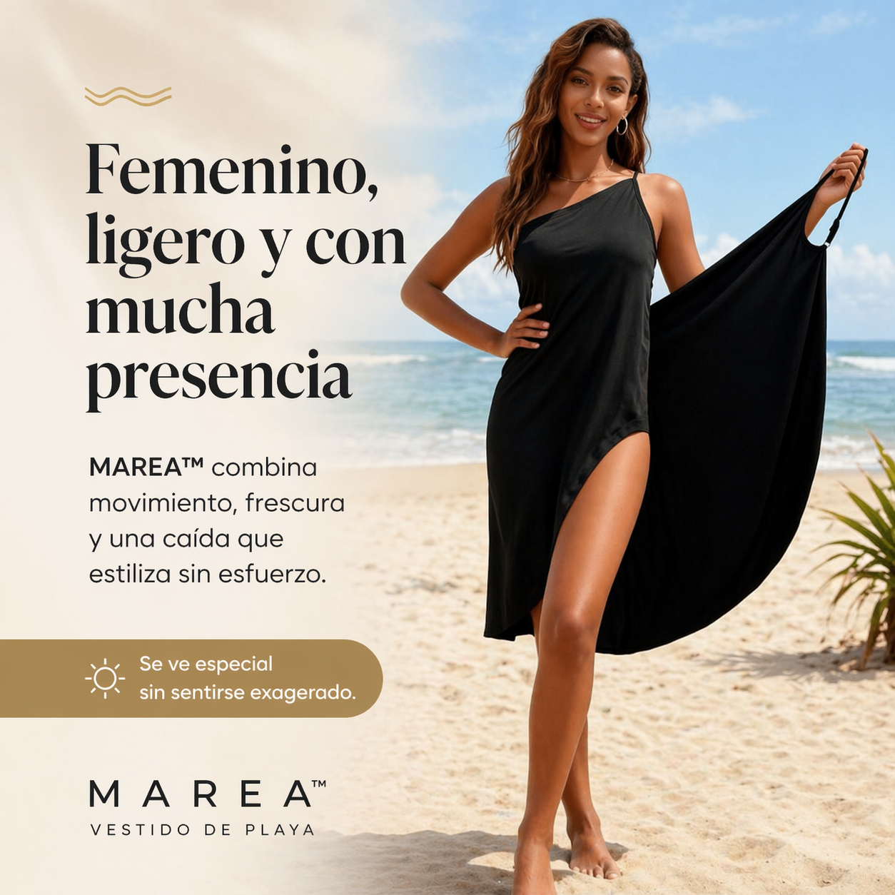 VESTIDO MAREA™ | Movimiento ligero con un aire que roba miradas.