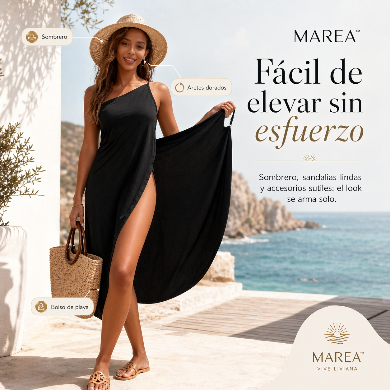 VESTIDO MAREA™ | Movimiento ligero con un aire que roba miradas.