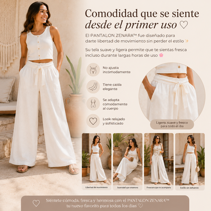 PANTALON ZENARA™ | Fresco para cualquier ocasión