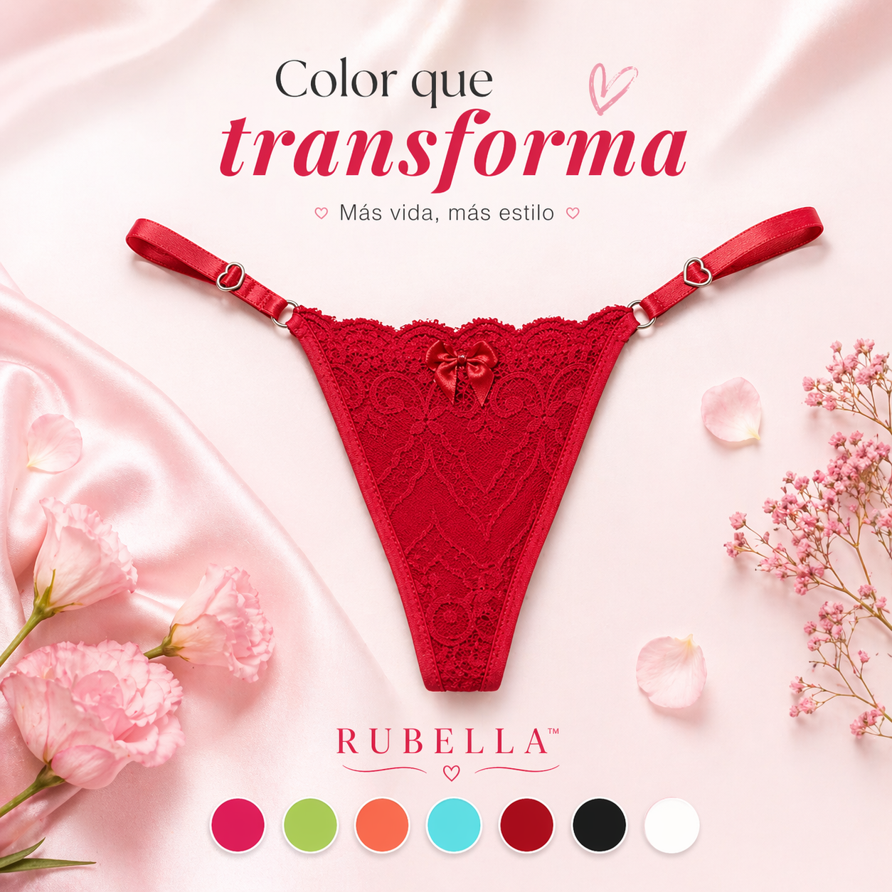 TANGAS RUBELLA™ | Color, detalle y ajuste que roba miradas. (PAGAS 5, LLEVAS 10)