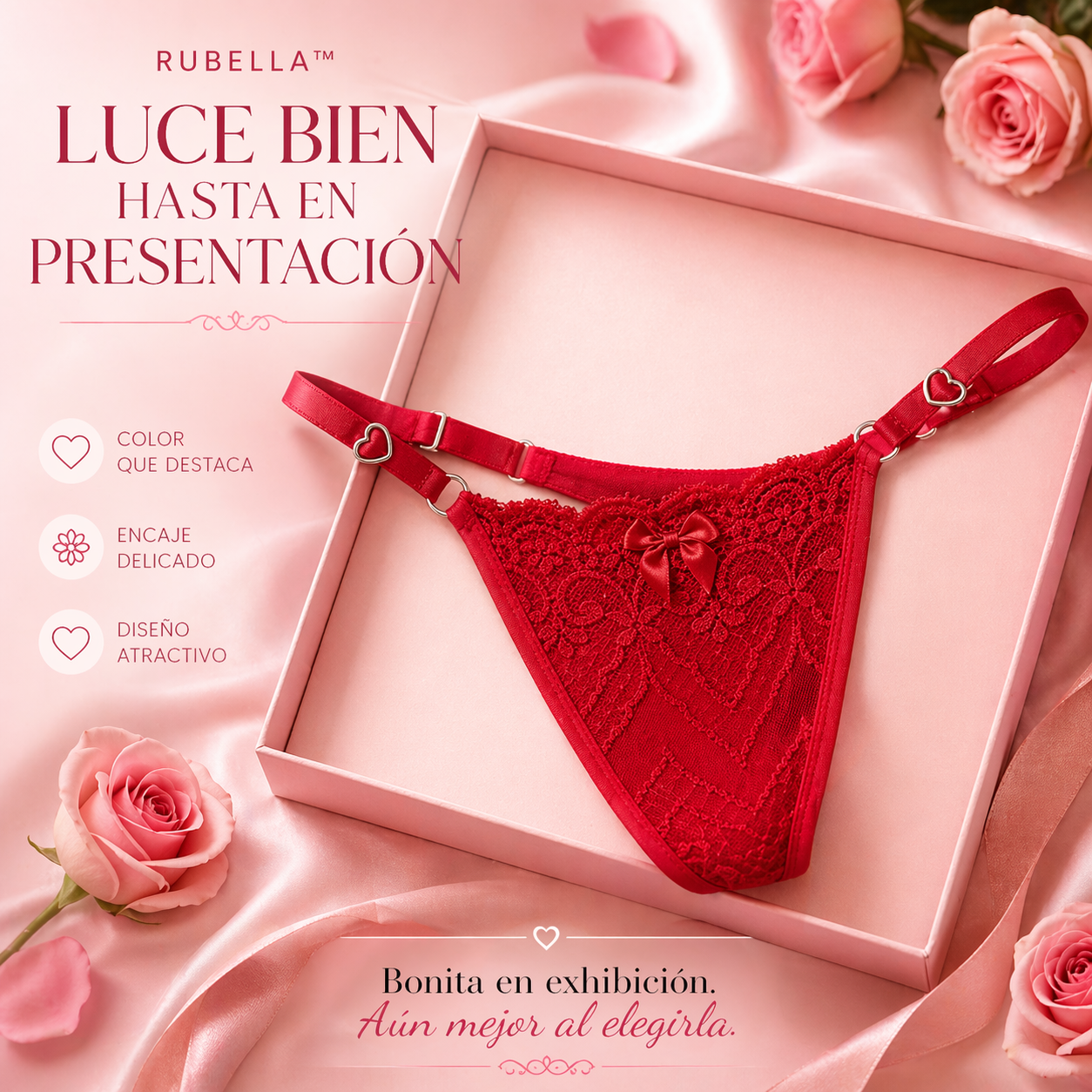 TANGAS RUBELLA™ | Color, detalle y ajuste que roba miradas. (PAGAS 5, LLEVAS 10)