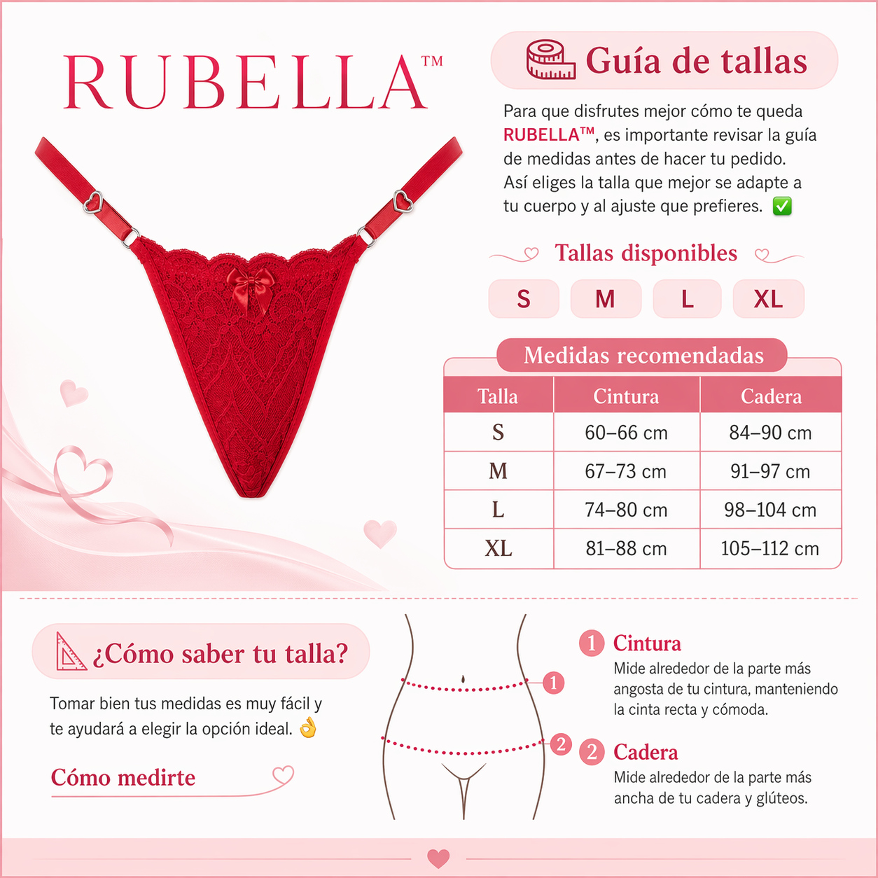 TANGAS RUBELLA™ | Color, detalle y ajuste que roba miradas. (PAGAS 5, LLEVAS 10)