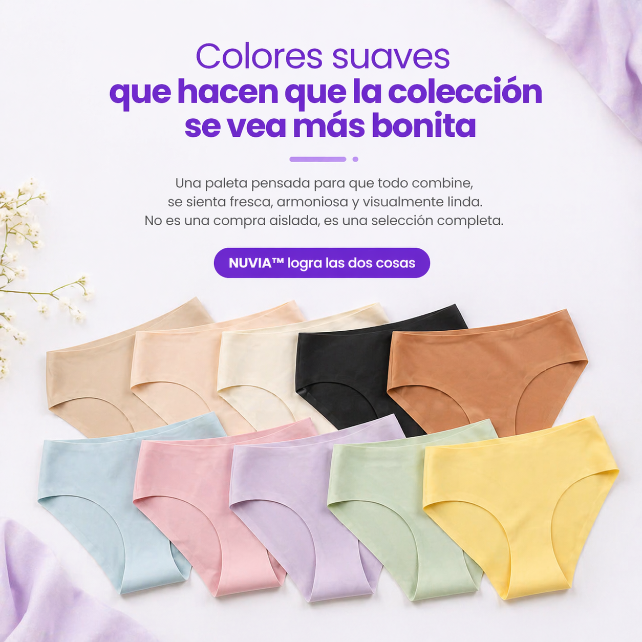 TANGAS NUVIA™ | Hechas para tu comodidad PAGA 5 LLEVA 10